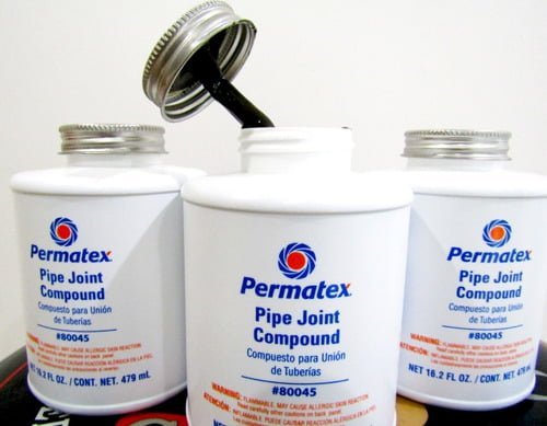 thumbnail image 2 of Permatex 80045 Pipe Thread Sealant 16 Oz Brush-Top Can - Pipe Joint Compound 2 of 5