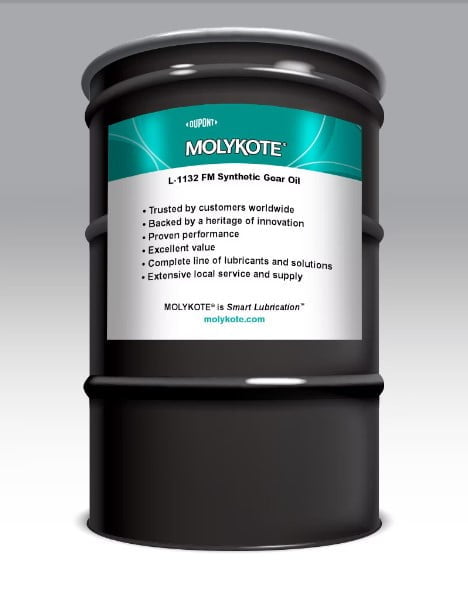 MOLYKOTE L-1132 FM Synthetic Gear Oil - ISO 320 - Dầu bánh răng tổng hợp