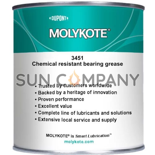 MOLYKOTE 3451 Chemical Resistant Bearing Grease - Mỡ vòng bi kháng hóa chất