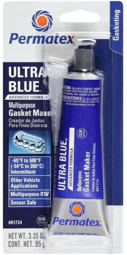 81724 - Permatex Blue RTV Silicone Pad Sealant Ultra Blue Gasket Keo Sun Brand