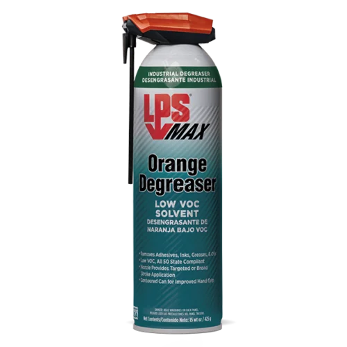 LPS MAX Orange Degreaser Low VOC Solvent - Bình xịt tẩy dầu mỡ