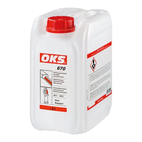 OKS 670 - High-Performance Lube Oil with white Solid Lubricants